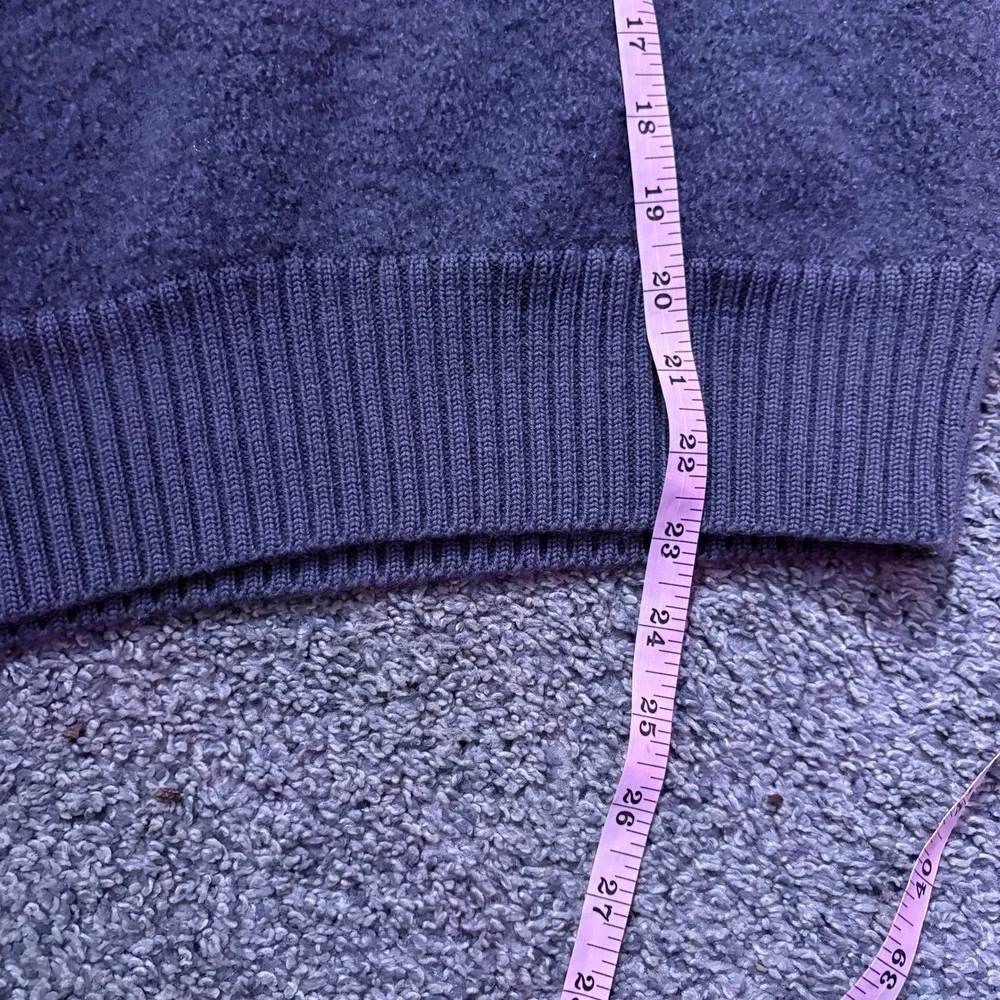 The North Face Quarter Zip‎ Sweater Mens XL Grey 100% Wool Vintage Gorpcore